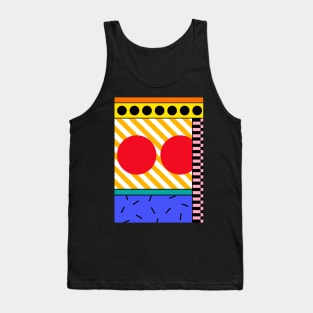 Memphis abstract pop 1 Tank Top